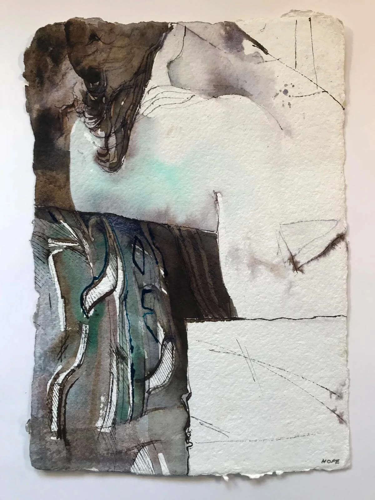 Life Within - Silence 4
30 x 21 cm
Ink on handmade paper