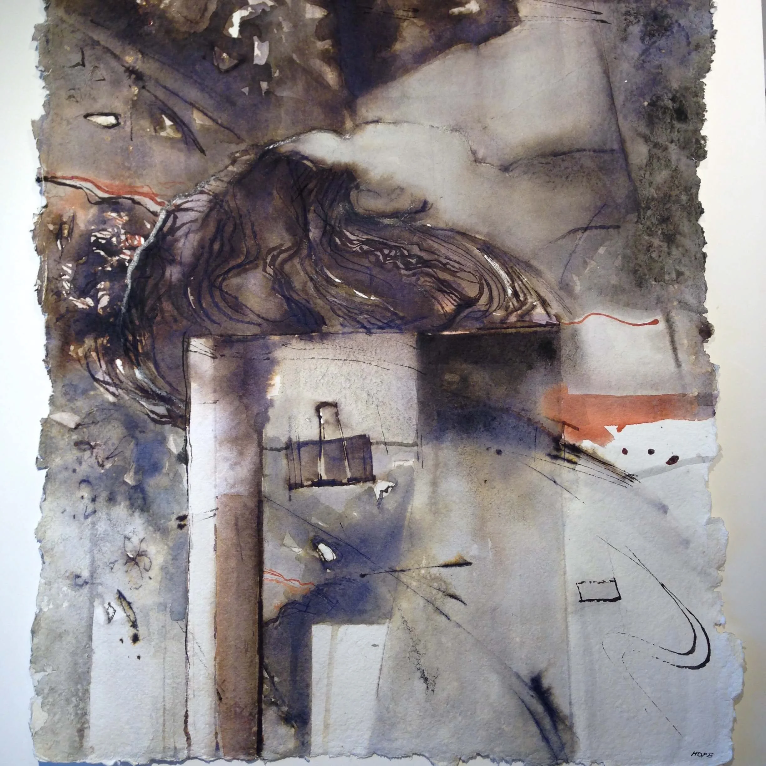 Life Within - Silence 2
53 x 43 cm
Ink on handmade paper