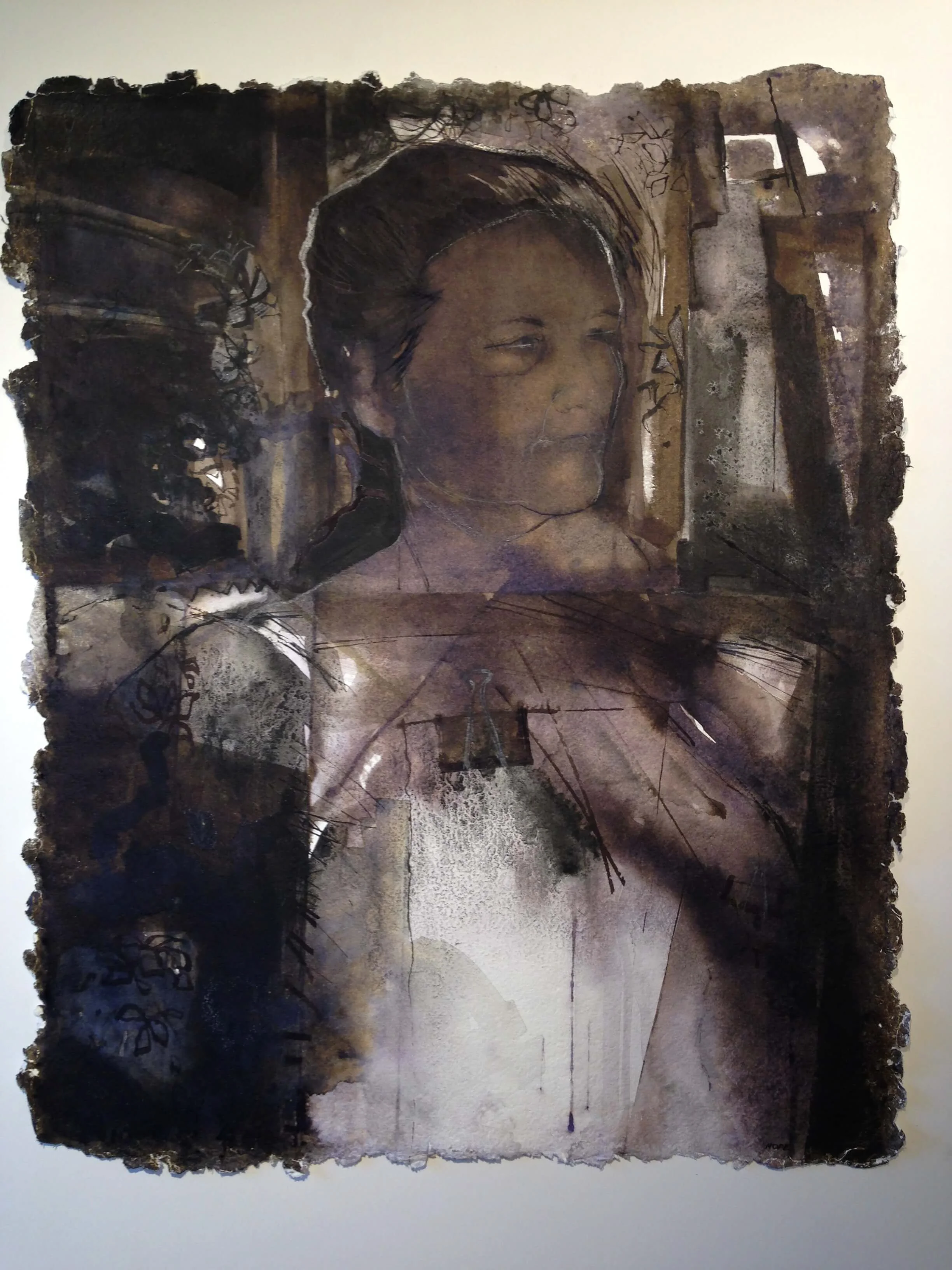Life Within Dreaming
53 x 43 cm
Ink on handmade paper