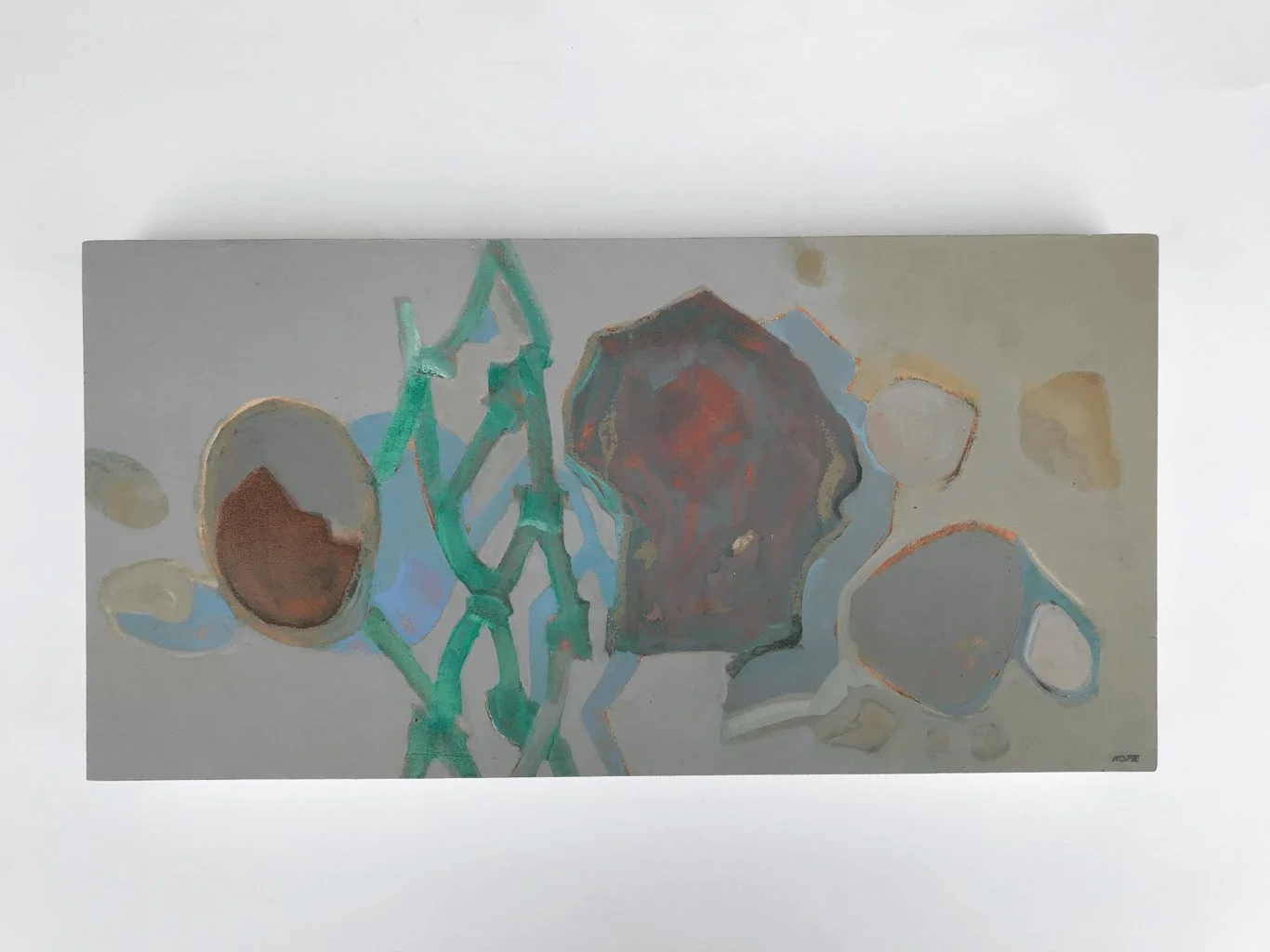 After the Storm 1. 40 x 20 Acrylic on panel