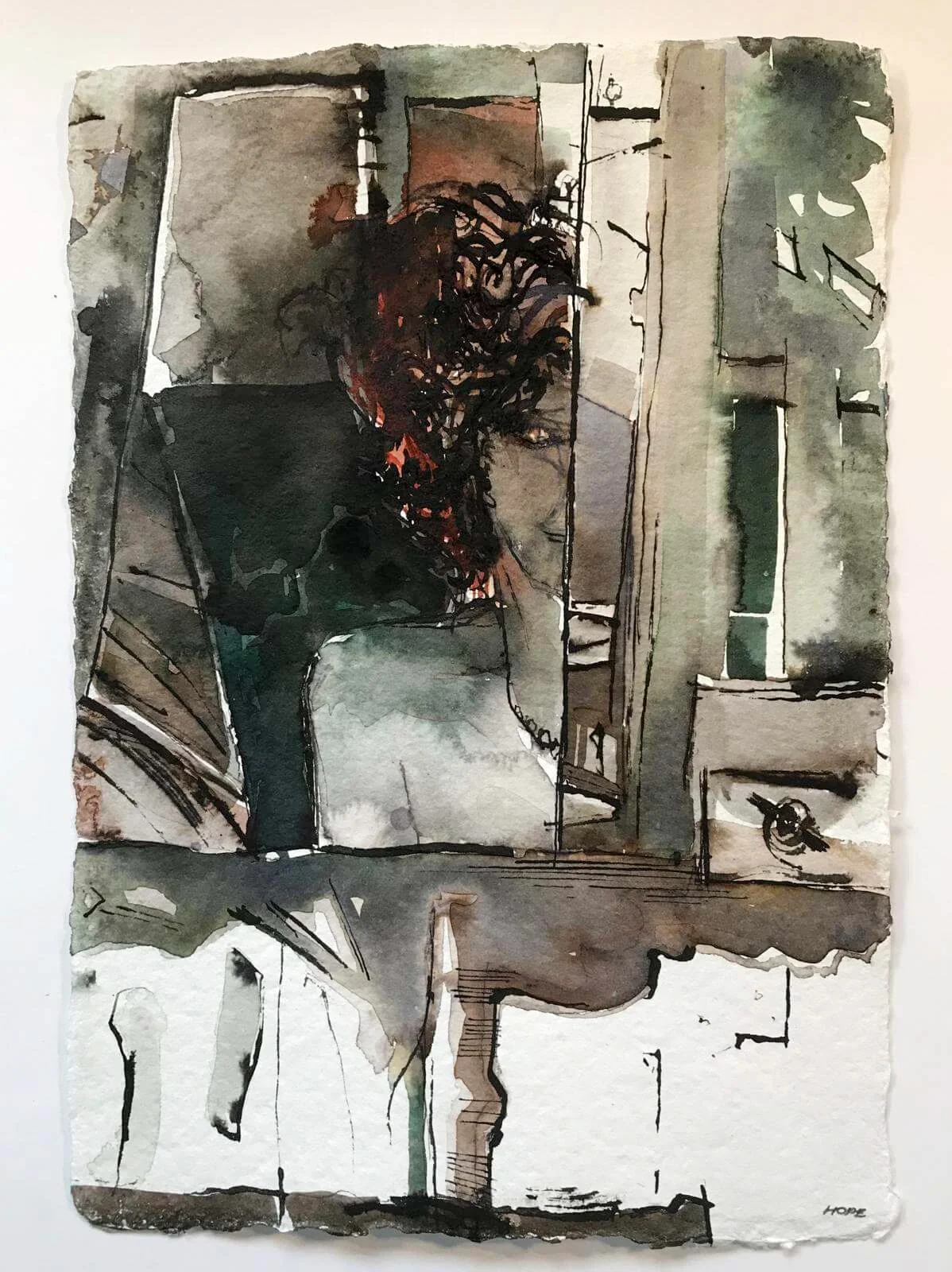Life Within - Emergence 9
30 x 21 cm
Ink on handmade paper