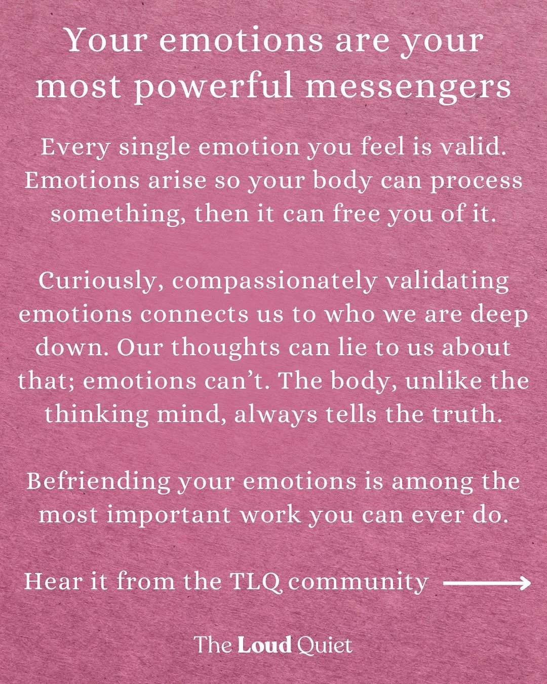Our emotions aren&rsquo;t a burden, no matter how messy they may seem. It might feel like they&rsquo;re inconvenient; and validating our own emotions doesn&rsquo;t always have to mean fully expressing them.

While it&rsquo;s powerful to fully let out