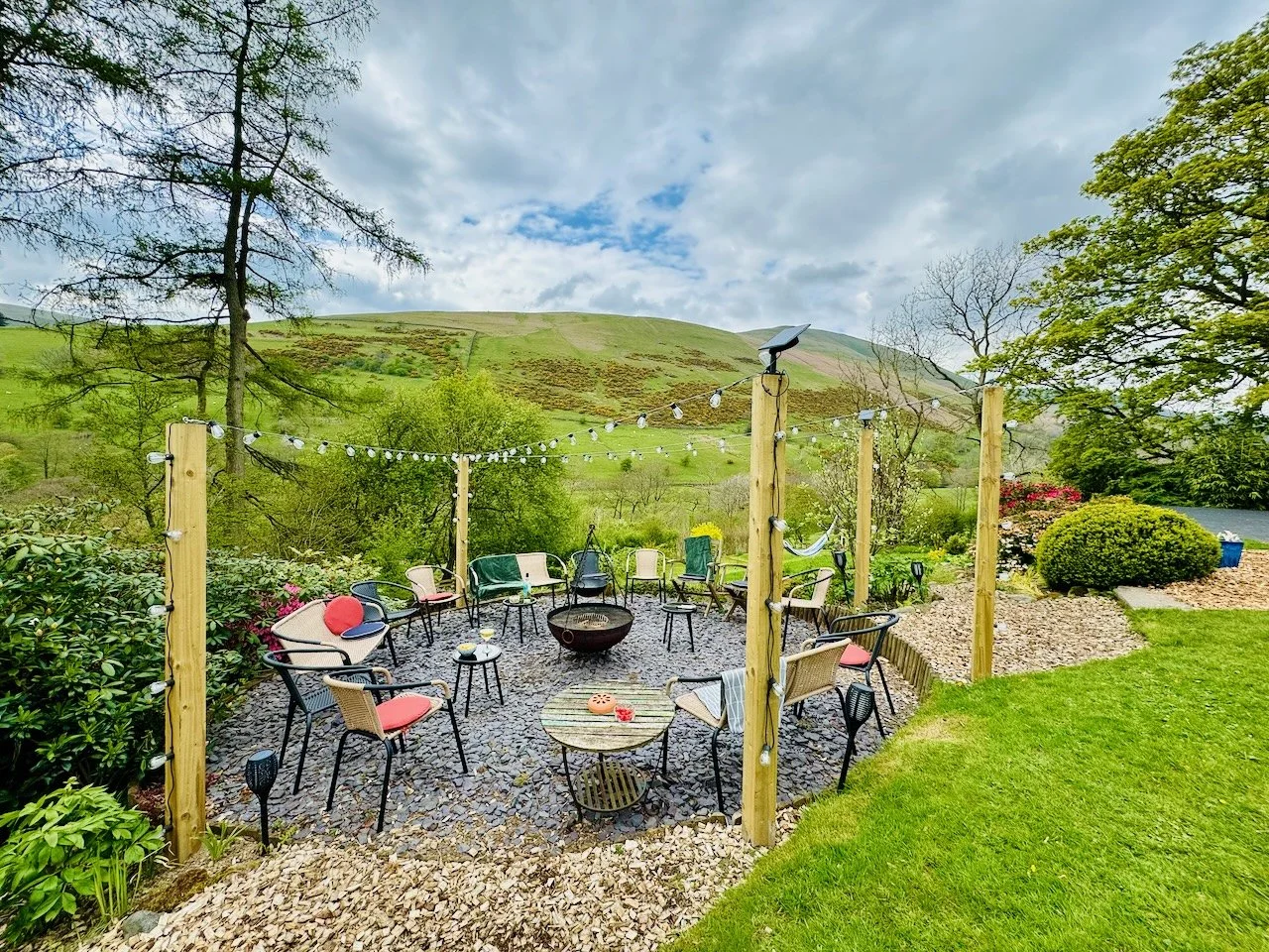 UK Somatic healing retreat - fire pit