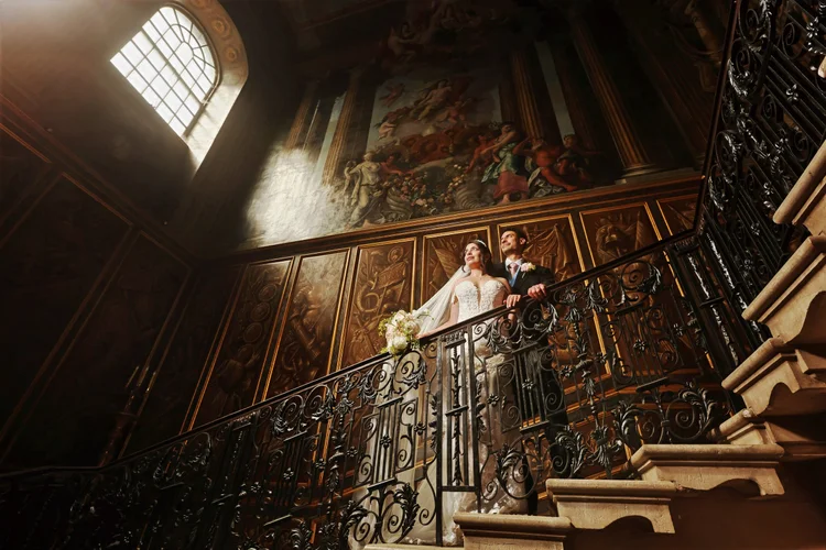 Hampton Court Palace wedding photography by Brett Harkness