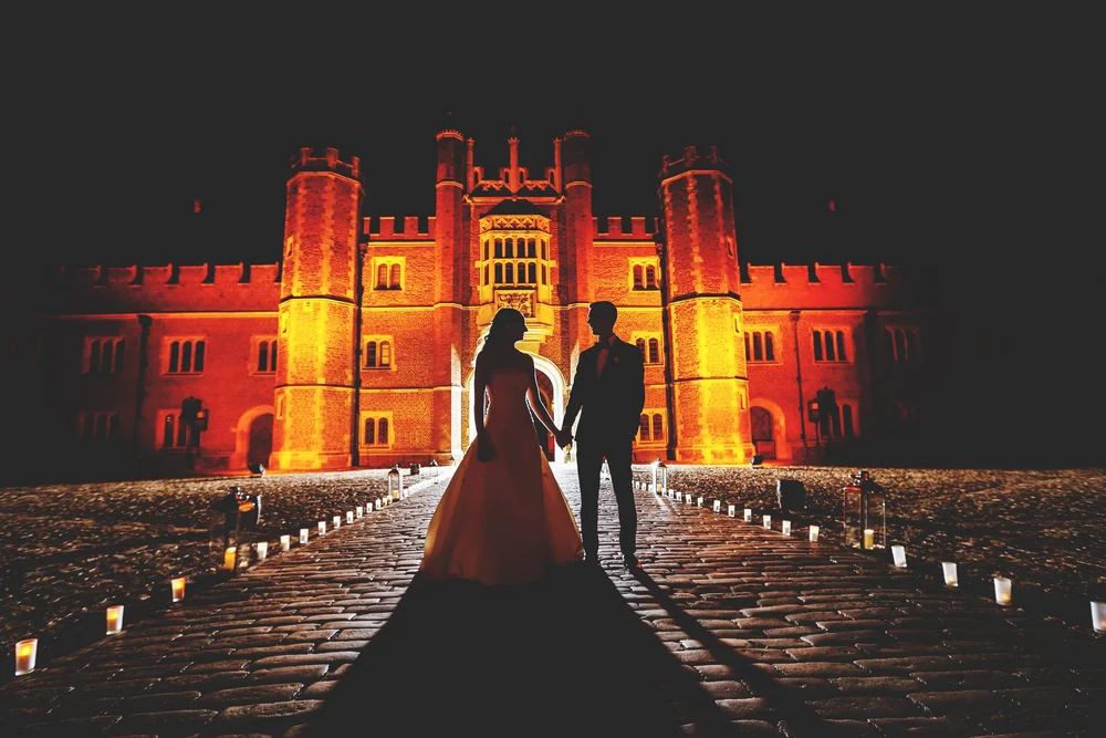 Hampton Court Palace wedding photography by Brett Harkness