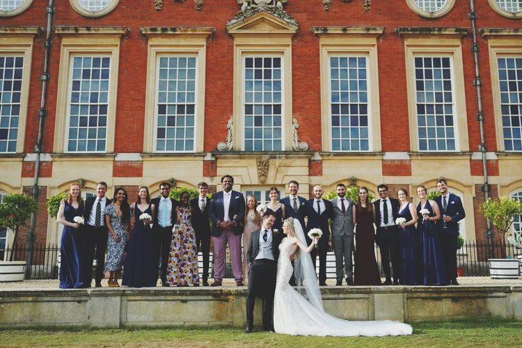 Hampton Court Palace wedding photography by Brett Harkness