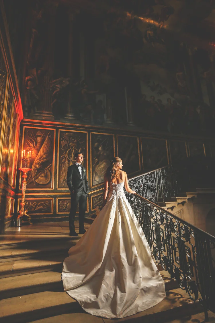 Hampton Court Palace wedding photography by Brett Harkness