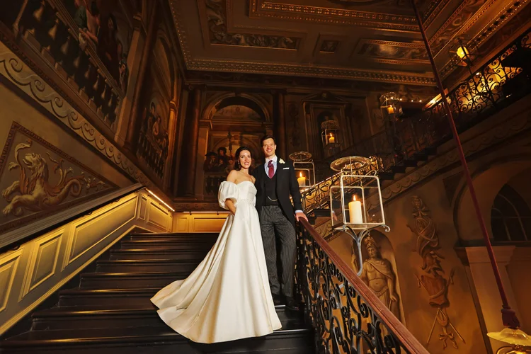 Hampton Court Palace wedding photography by Brett Harkness