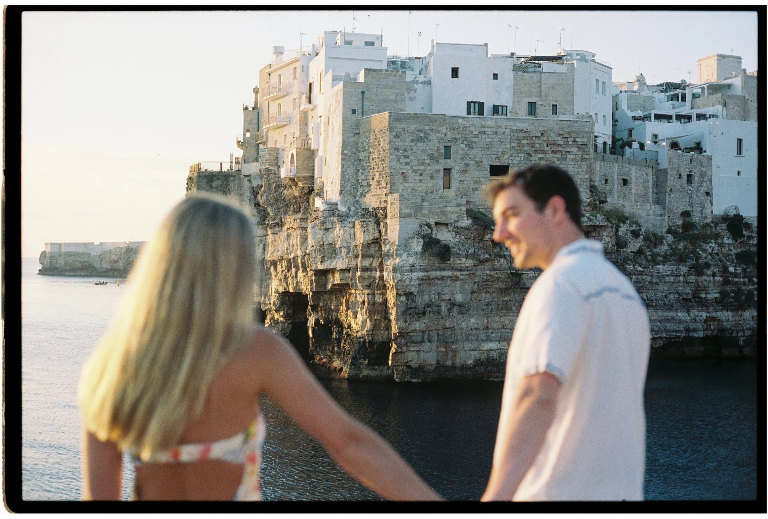 Destination wedding photographed on 35mm film