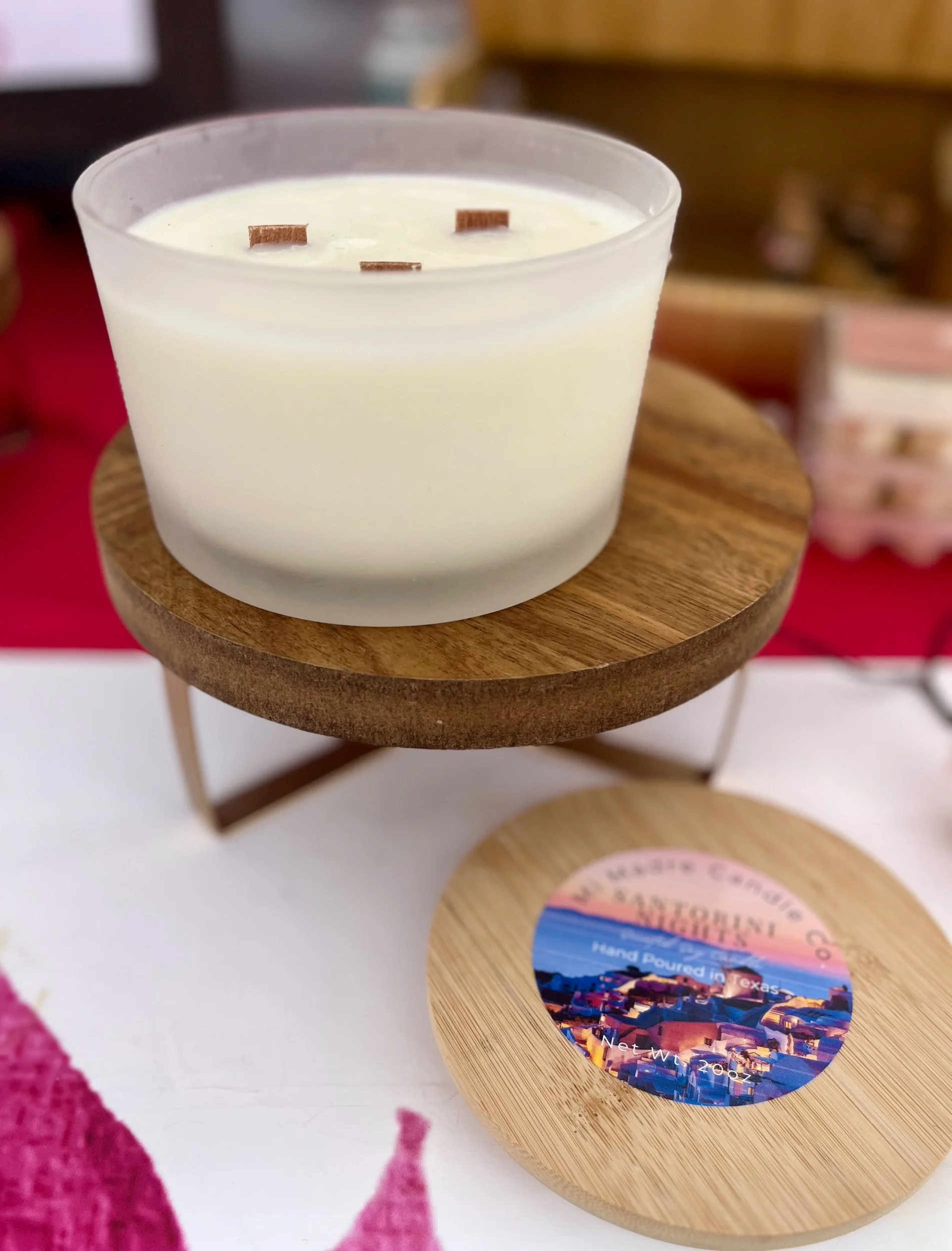 large 3- wick candle excellent for gift giving