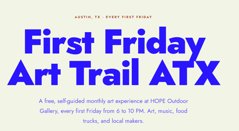 First Friday Art Trail ATX (FFATATX)