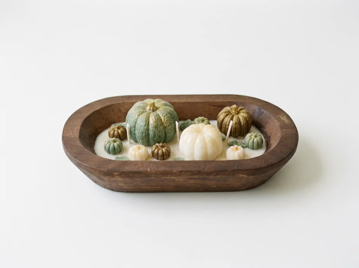 Pumpkin Dough Bowl Candle | Pumpkin Spice | Apple Scented Soy Candle