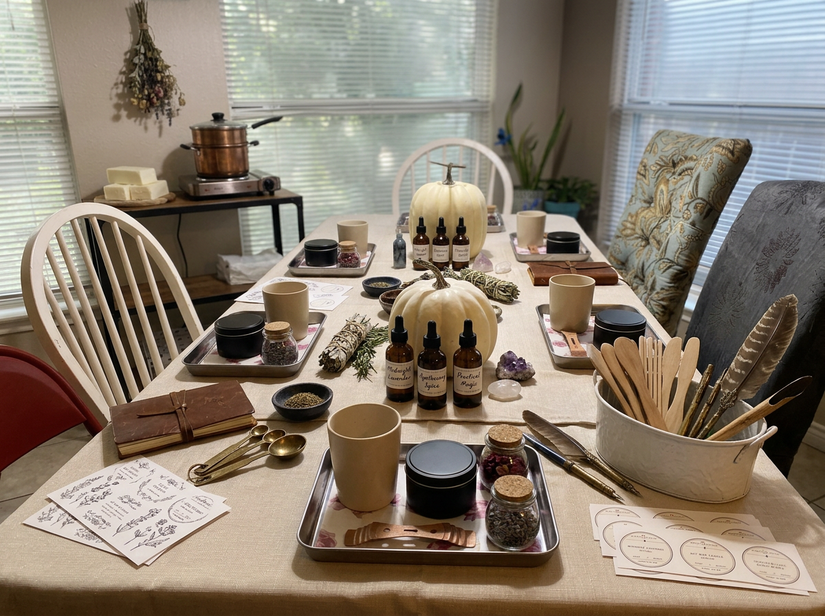 candle-making-class in round rock, texas