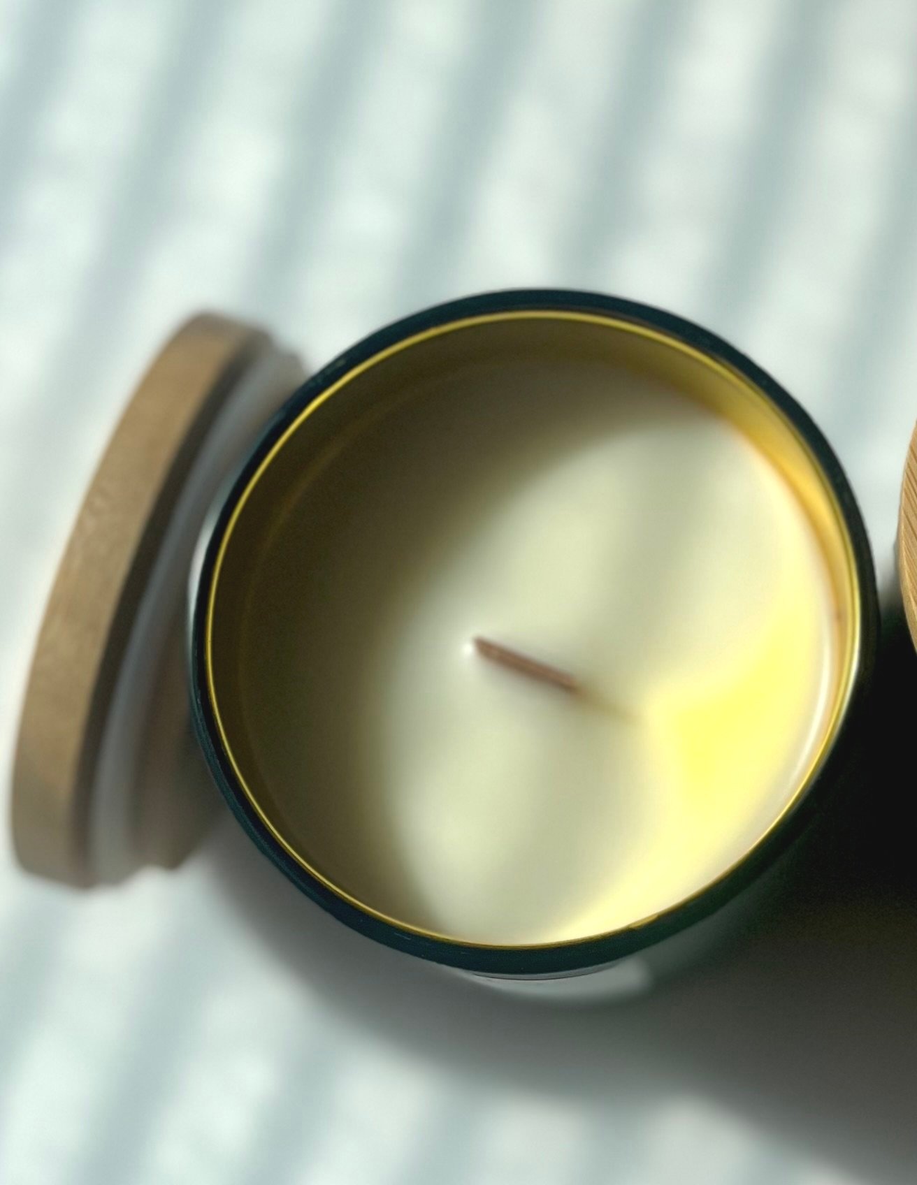 Mi Madre Candle Co. Vanilla Amber Glow candle with a warm, cozy blend of vanilla and golden amber