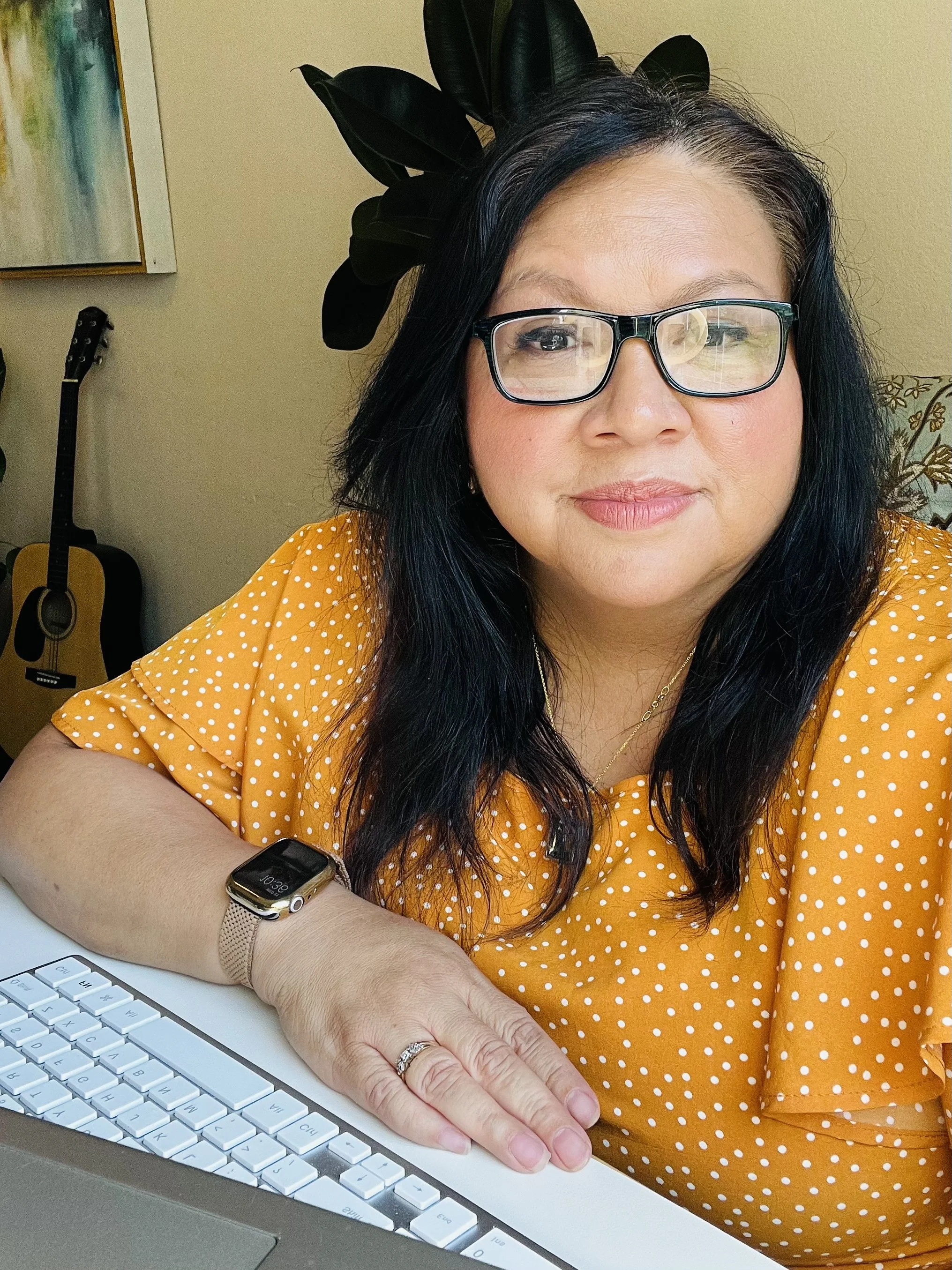 photo of owner for mi madre candle co