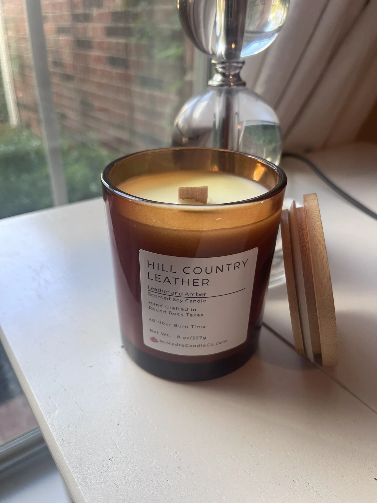 Hill Country Leather - Leather, Woods & Warm Spice Soy Candle