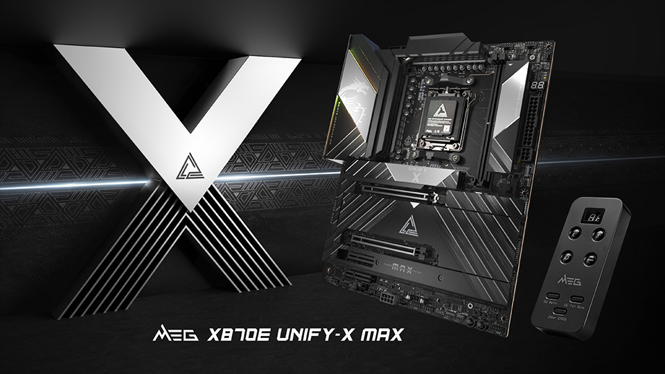 MSI Unveils MEG X870E Unify X MAX for AMD AM5 With Extreme DDR5 Overclocking Focus, Plus New B850 MAG MAX Motherboards