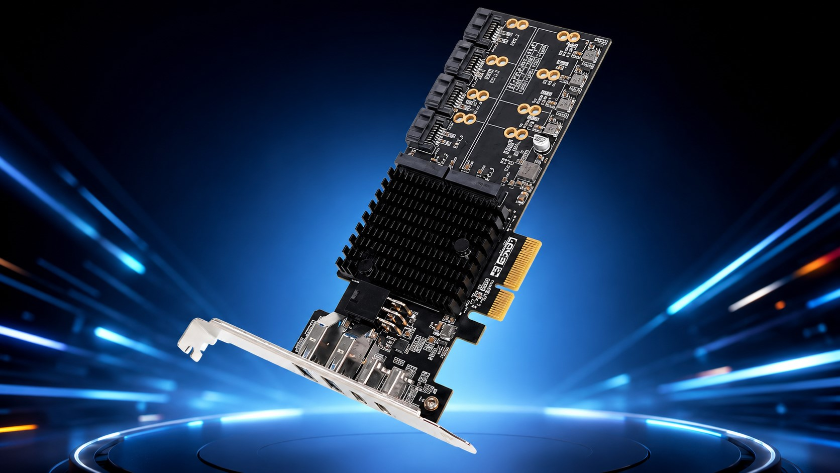 Lekuo Turns One PCIe Slot Into 12 Ports With AMD B650 Card