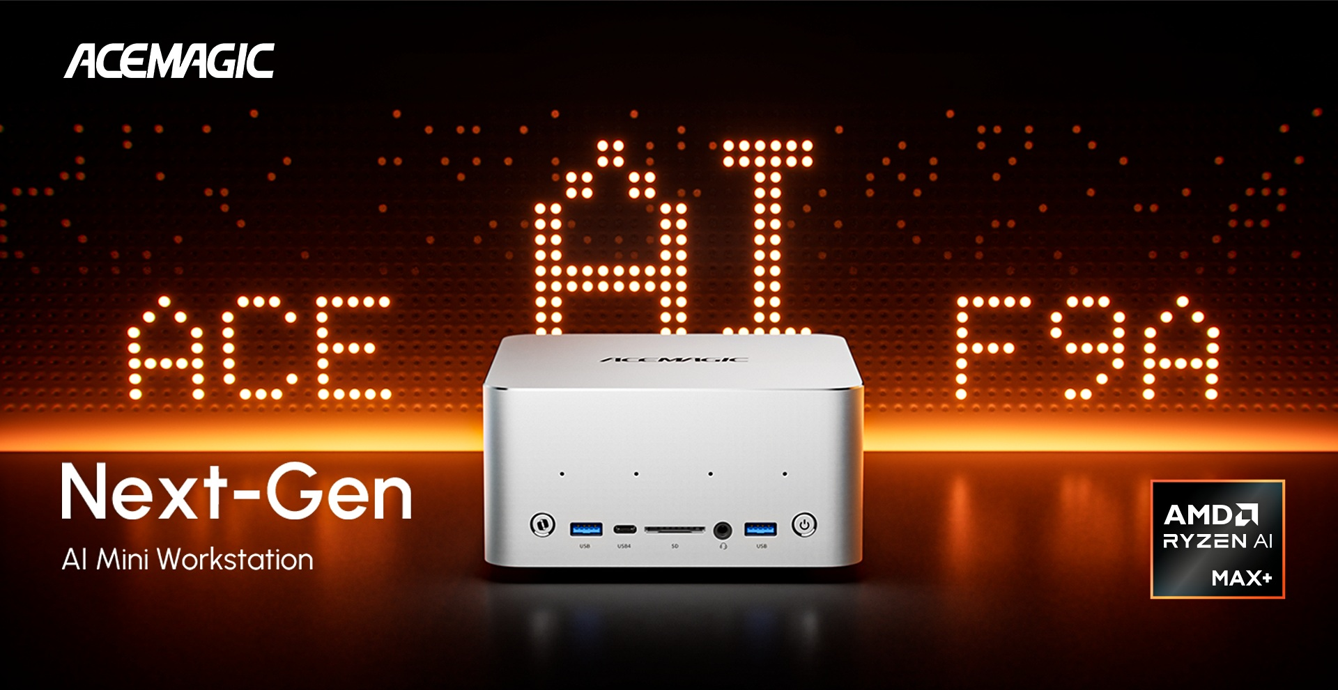 ACEMAGIC F9A Upgrades to Ryzen AI MAX Plus PRO 495 With 192 GB Memory and 131 TOPS