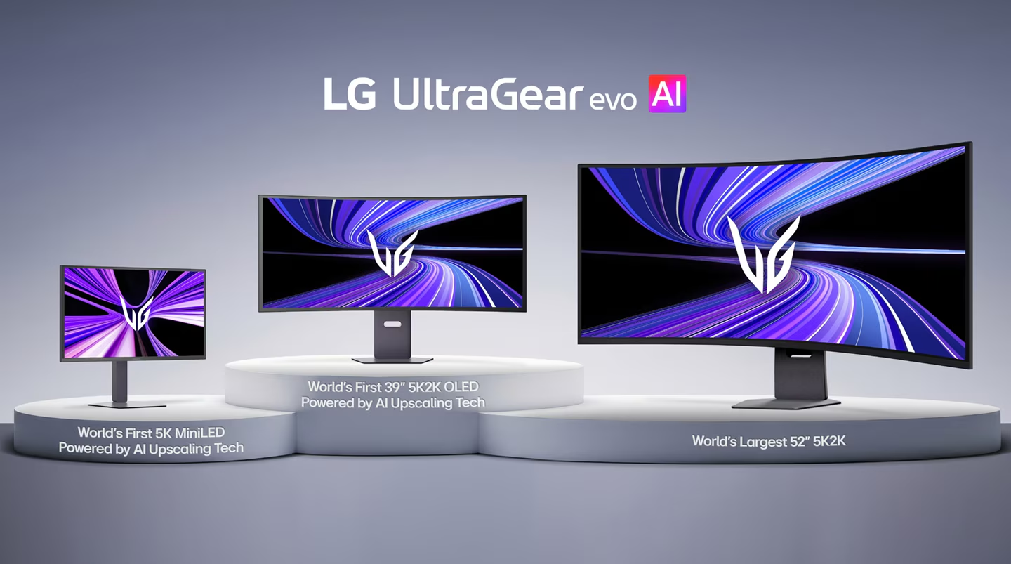 LG Launches UltraGear evo With New 5K And 5K2K OLED And Mini LED Gaming Displays Featuring AI Upscaling Ahead Of CES 2026