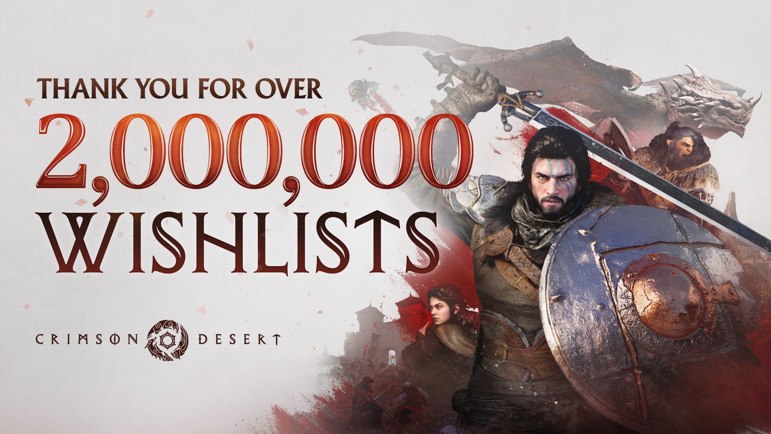 Crimson Desert Tops 2 Million Wishlists as Pearl Abyss Says It Sits Between Breath of the Wild and The Witcher 3