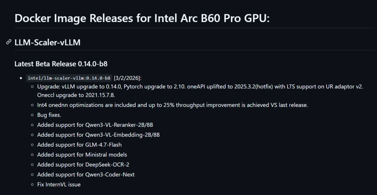 Update Docker Releases 3/2/2026