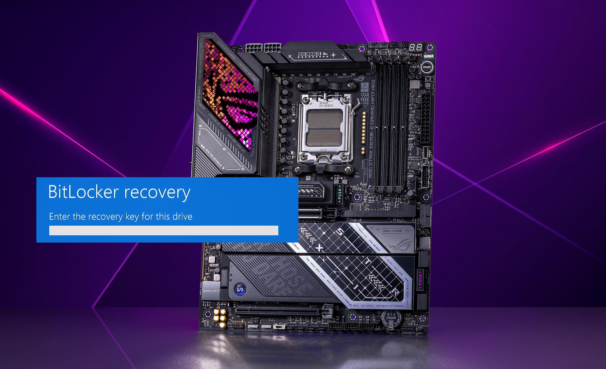 ASUS Rolls Out New BIOS To Fix BitLocker Recovery Issues On Its AM5 Motherboards