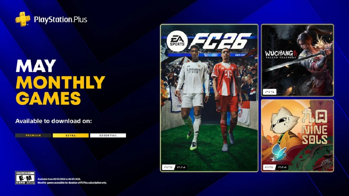 PlayStation Loads PS Plus Essential for May 2026 With Wuchang, Nine Sols, and EA Sports FC 26