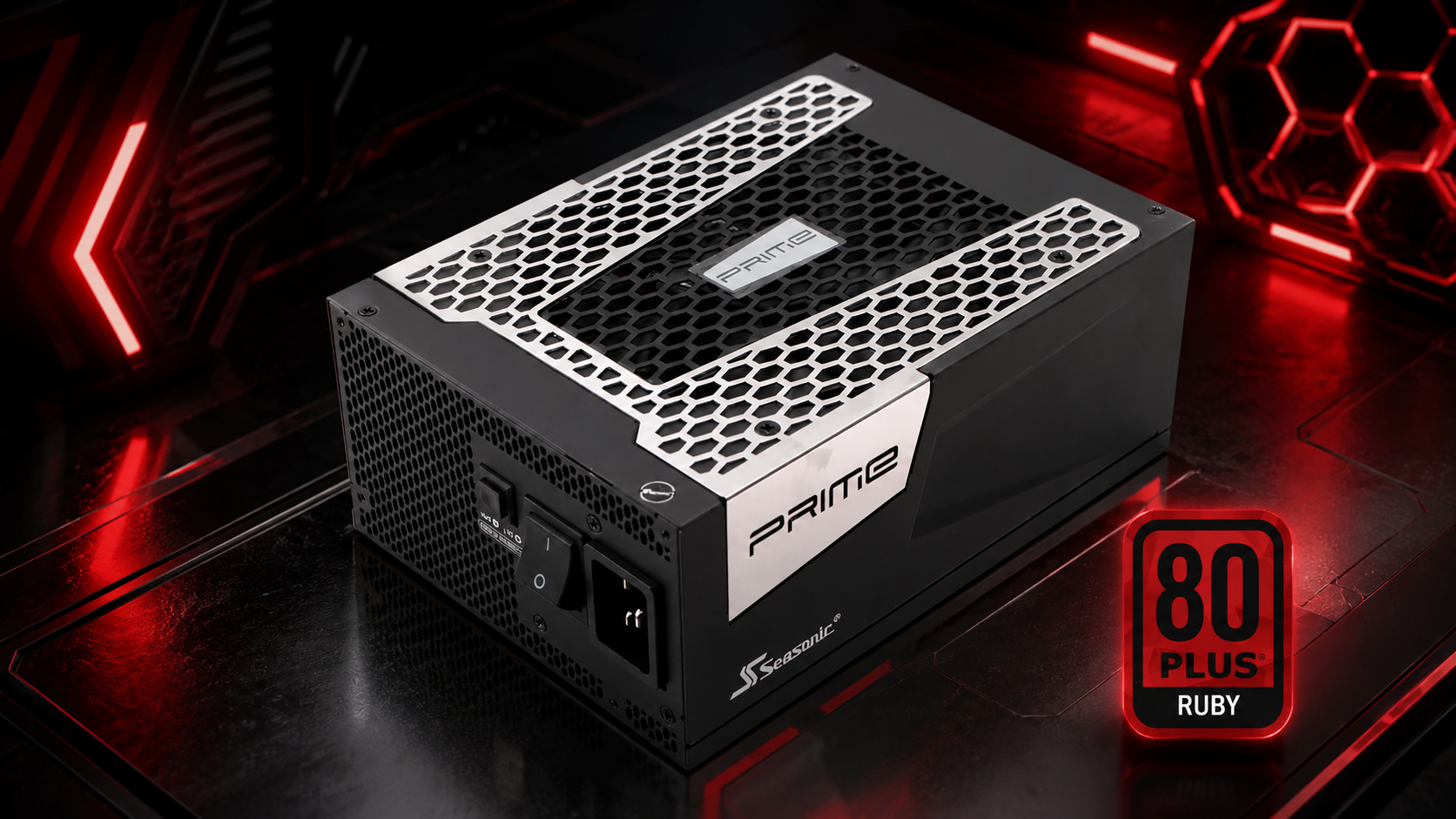 Seasonic PRIME Enterprise RX 1600 Becomes First 115 V ATX PSU to Earn 80 PLUS Ruby