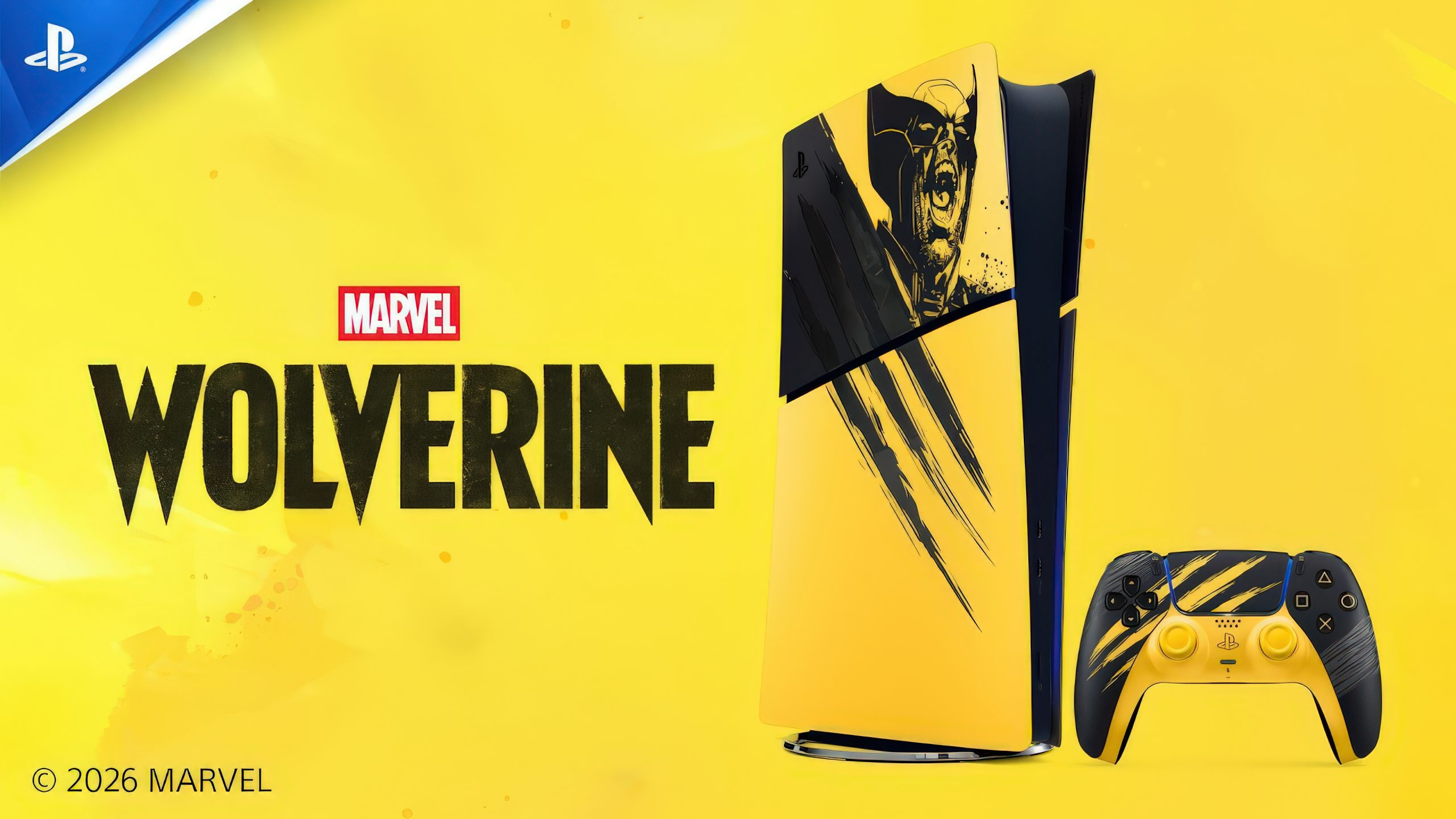 Sony Reveals Battle Yellow PS5 for Marvel’s Wolverine With Matching DualSense and Adamantium PS5 Pro Design