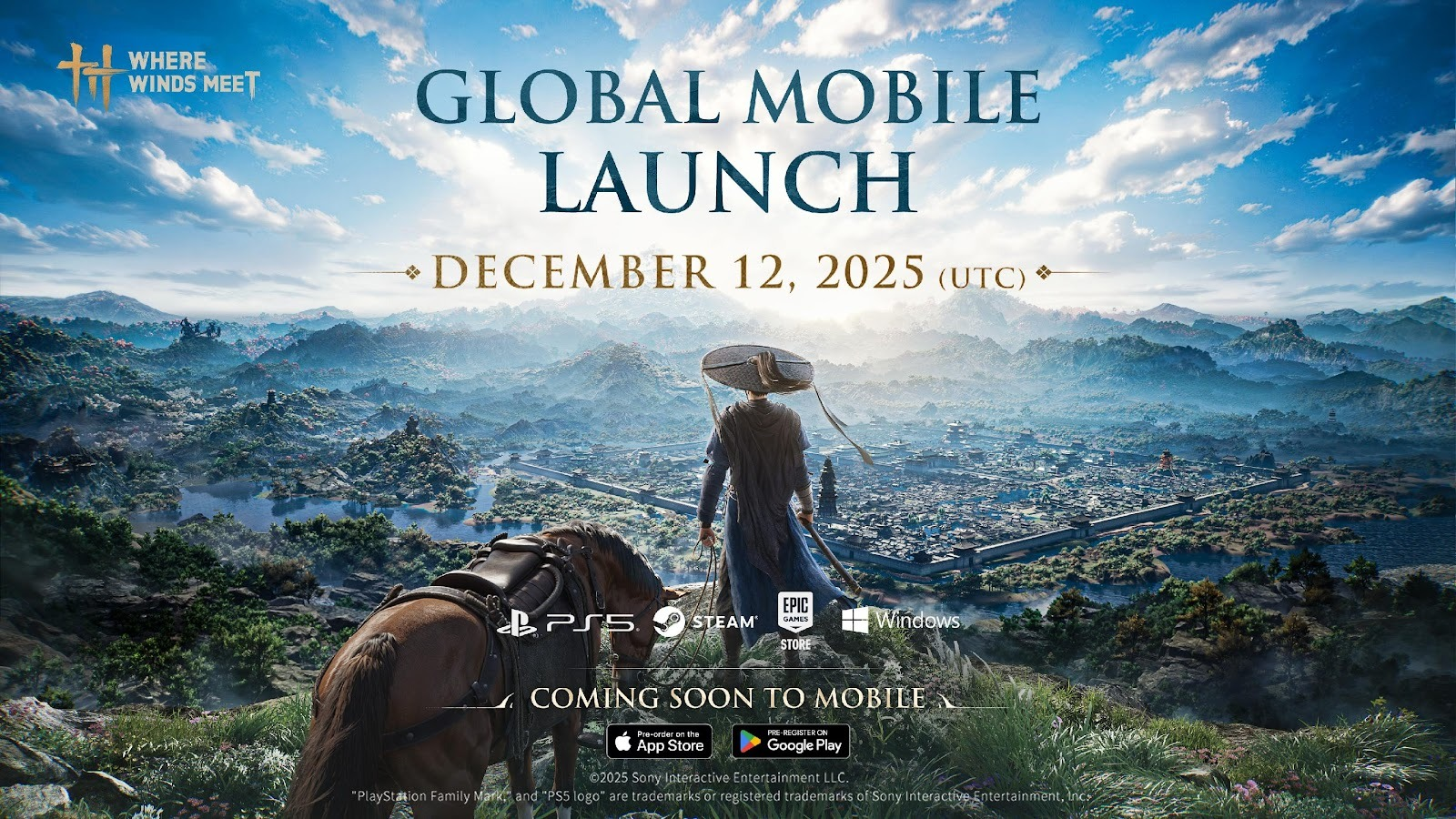Where Winds Meet Arrives on Mobile Next Week and Surpasses Nine Million Downloads on PC and PS5