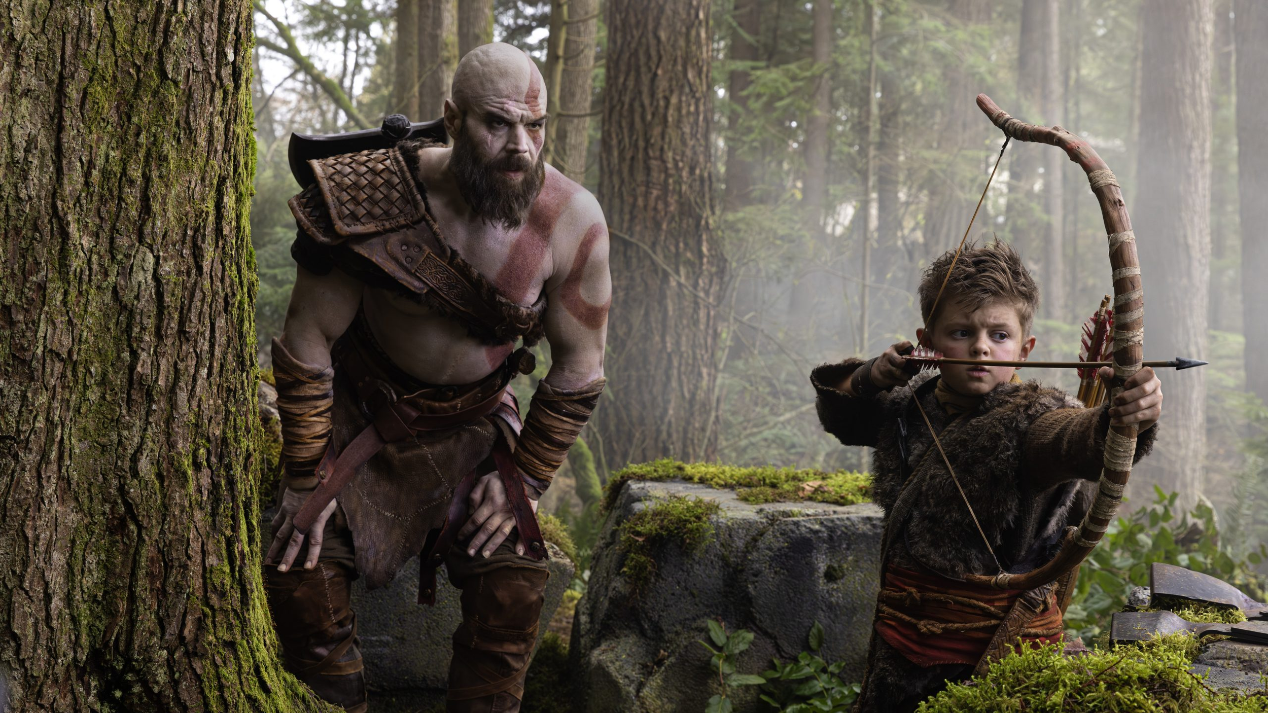 Amazon Shares First Look at Kratos and Atreus as God of War Series Enters Production
