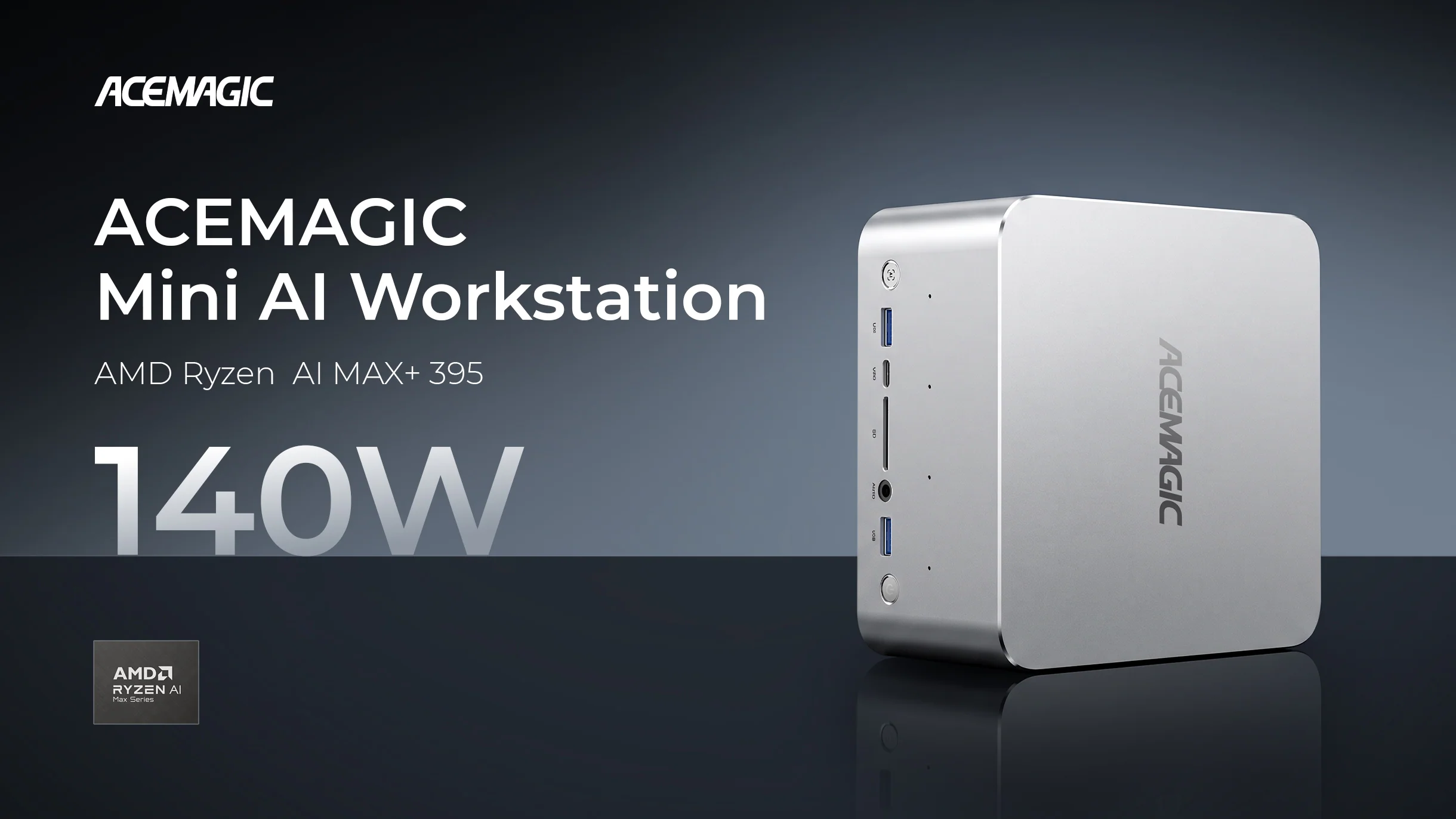 ACEMAGIC F9A Packs Ryzen AI Max Plus 395 Into a 2 Liter Mini Workstation