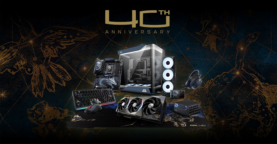 MSI Celebrates 40 Years With DRACO EPIC Hardware Collection
