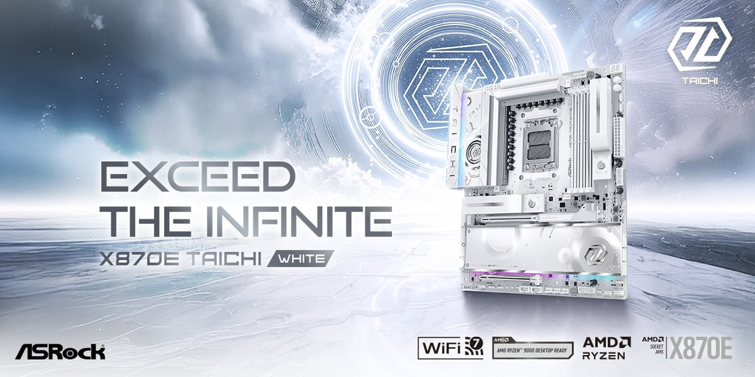 ASRock Unveils Its First White Taichi Flagship With the X870E Taichi White for AM5 Builds