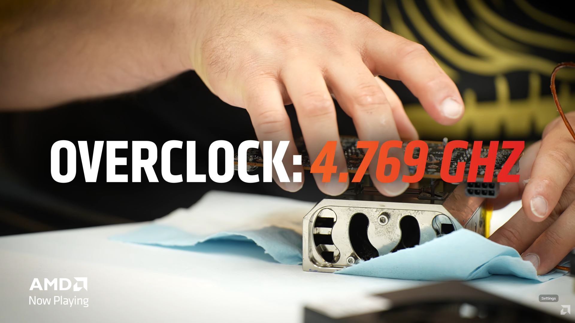 AMD and Splave Push Radeon RX 9060 XT to 4.769 GHz to Set a New GPU Frequency Overclocking World Record