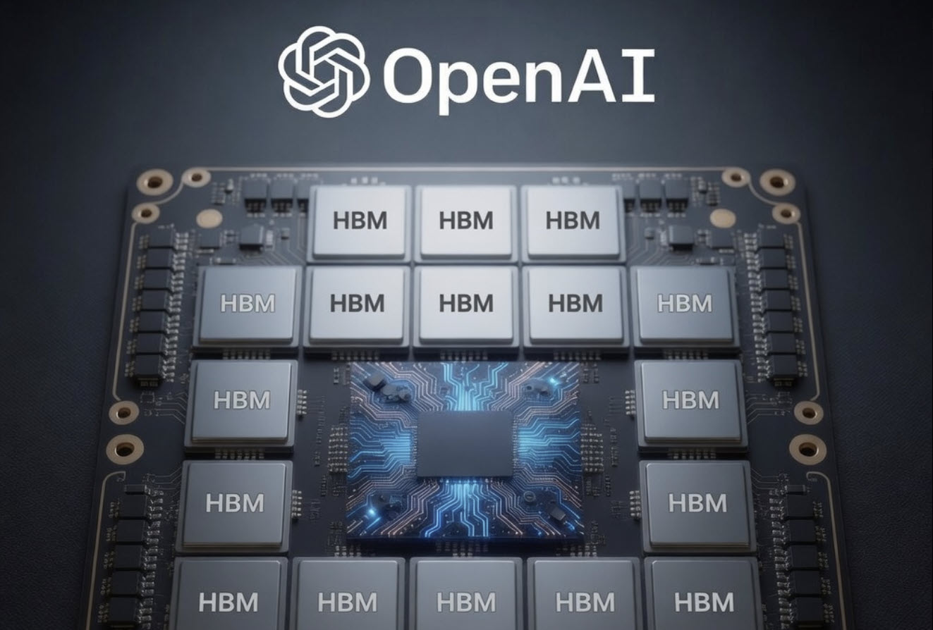OpenAI Patent Outlines AI Chip Design With Up to 20 HBM Stacks, Pointing to a Bigger Packaging Play Beyond Today’s Limits