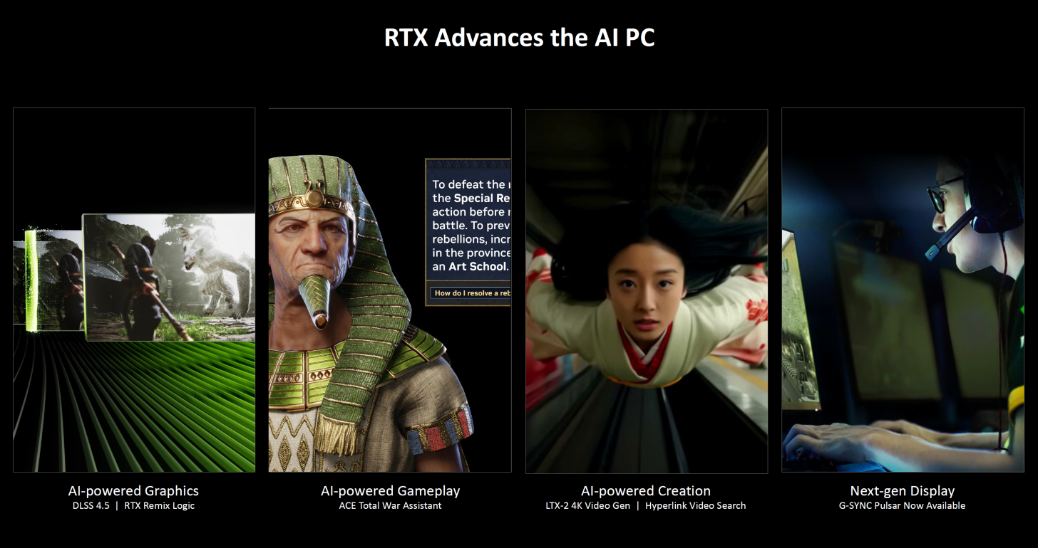 NVIDIA Delivers A Free RTX AI Performance Upgrade With Faster LLMs, Native NVFP4 In ComfyUI, And New Creator Features For Video And Search