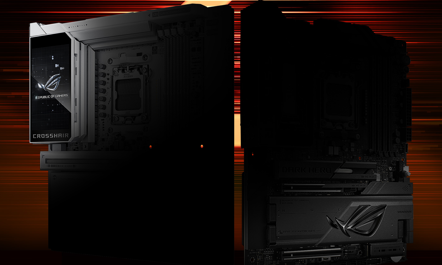 ASUS Teases Flagship ROG Crosshair X870E Glacial and Crosshair X870E DARK HERO Motherboards for AMD AM5 Ryzen Systems