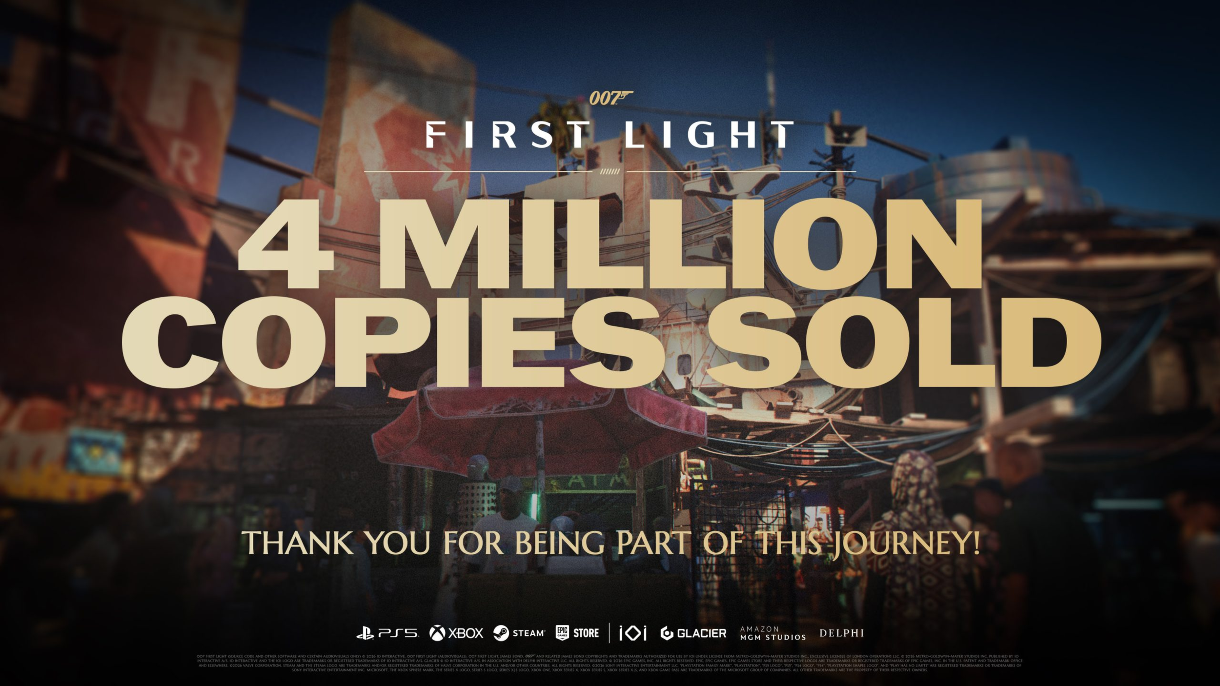 007 First Light Reaches 4 Million Units Sold in 3 Months
