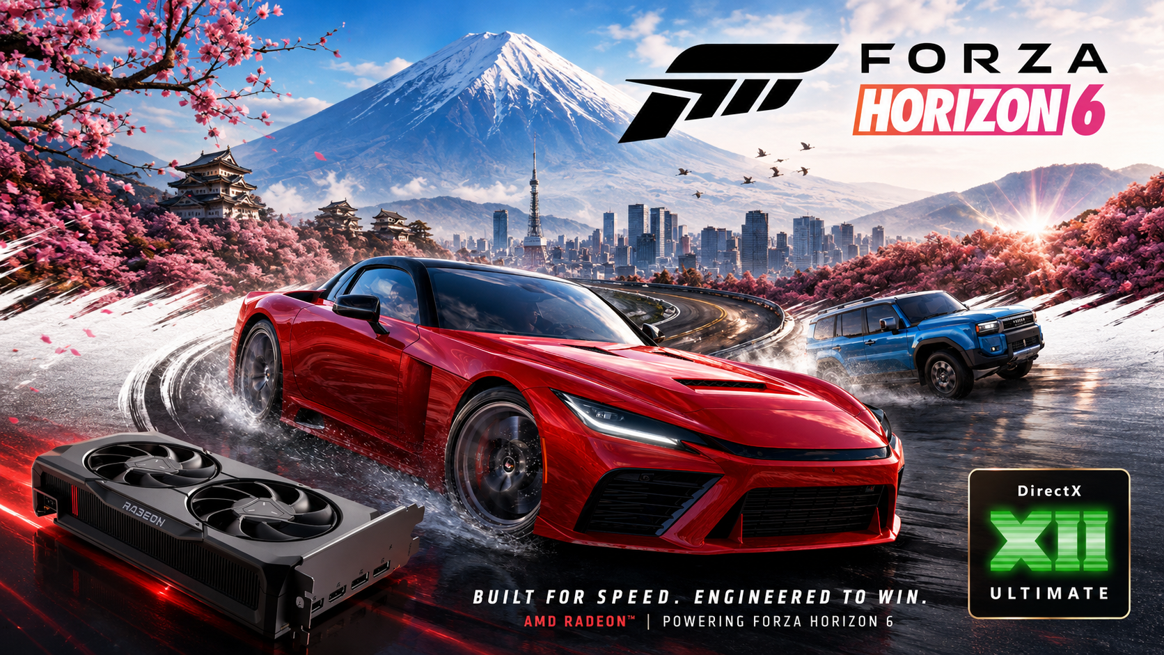 AMD Radeon RX 7600 Cuts Forza Horizon 6 Load Time From 90 Seconds to 4 as Microsoft Expands Advanced Shader Delivery