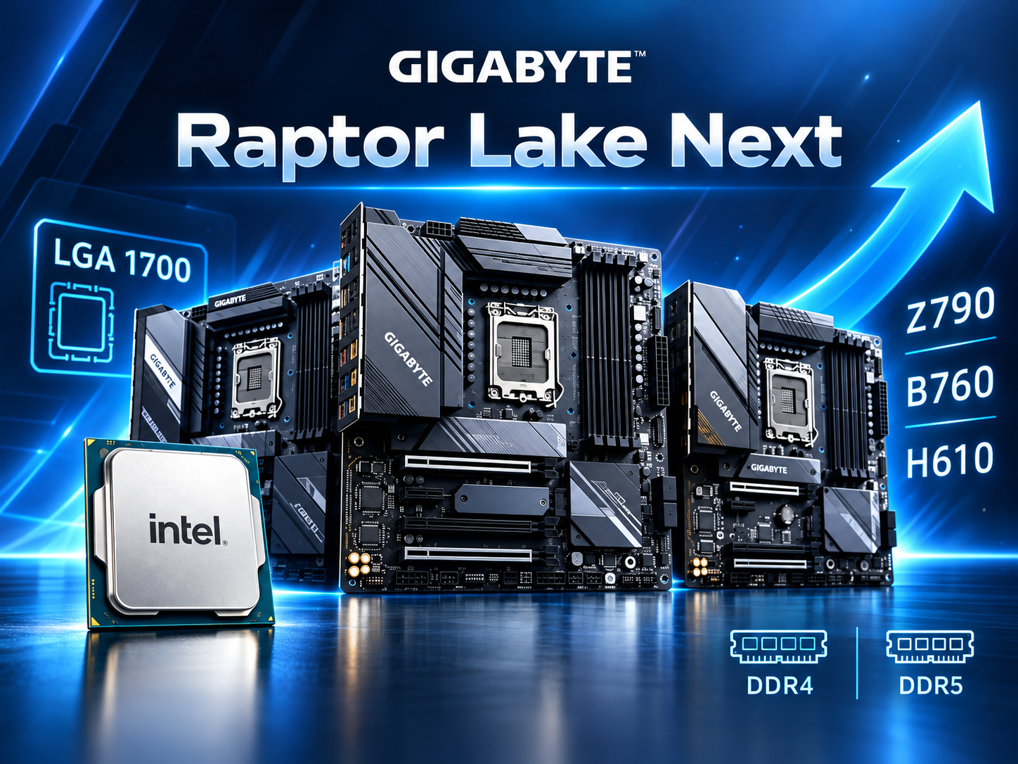 GIGABYTE Extends Intel LGA1700 CPU Support to All Z790, B760 and H610 Motherboards