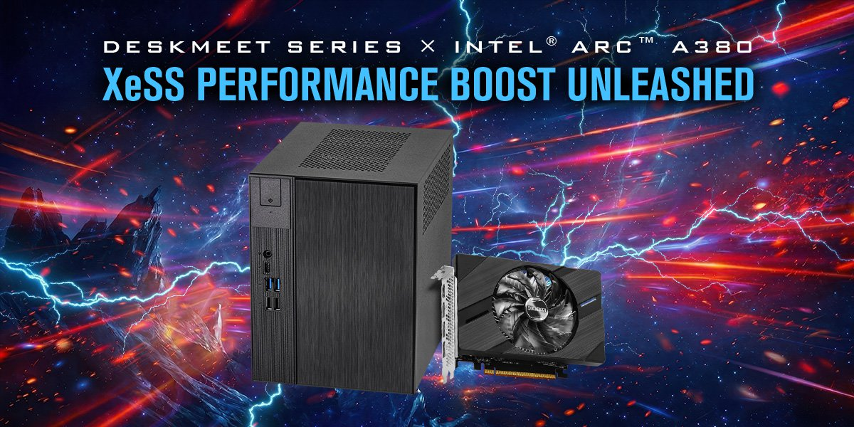 ASRock Recommends Intel Arc A380 for DeskMeet Series Budget Gaming Builds, but the Value Pitch Comes With Limits