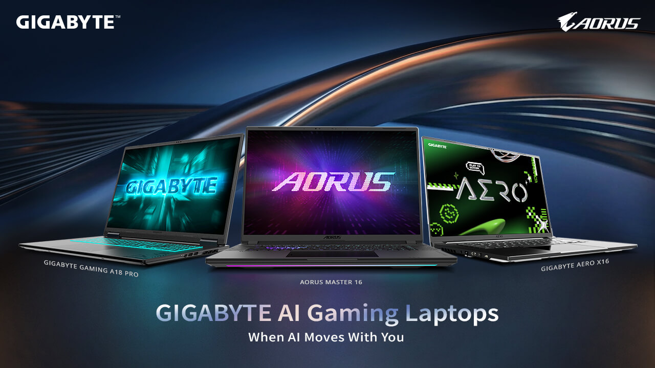 GIGABYTE Shows AORUS Master 16 With Up To RTX 5090, AERO X16 With Ryzen AI 400, And Gaming A18 PRO With Raptor Lake Refresh