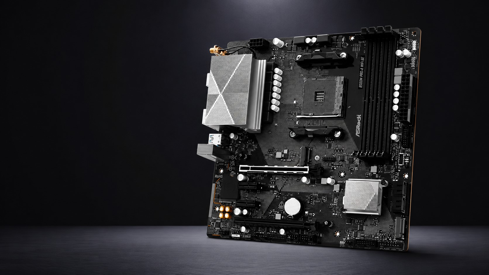 ASRock Launches B550M Pro A WiFi 6E as AM4 Refuses to Disappear