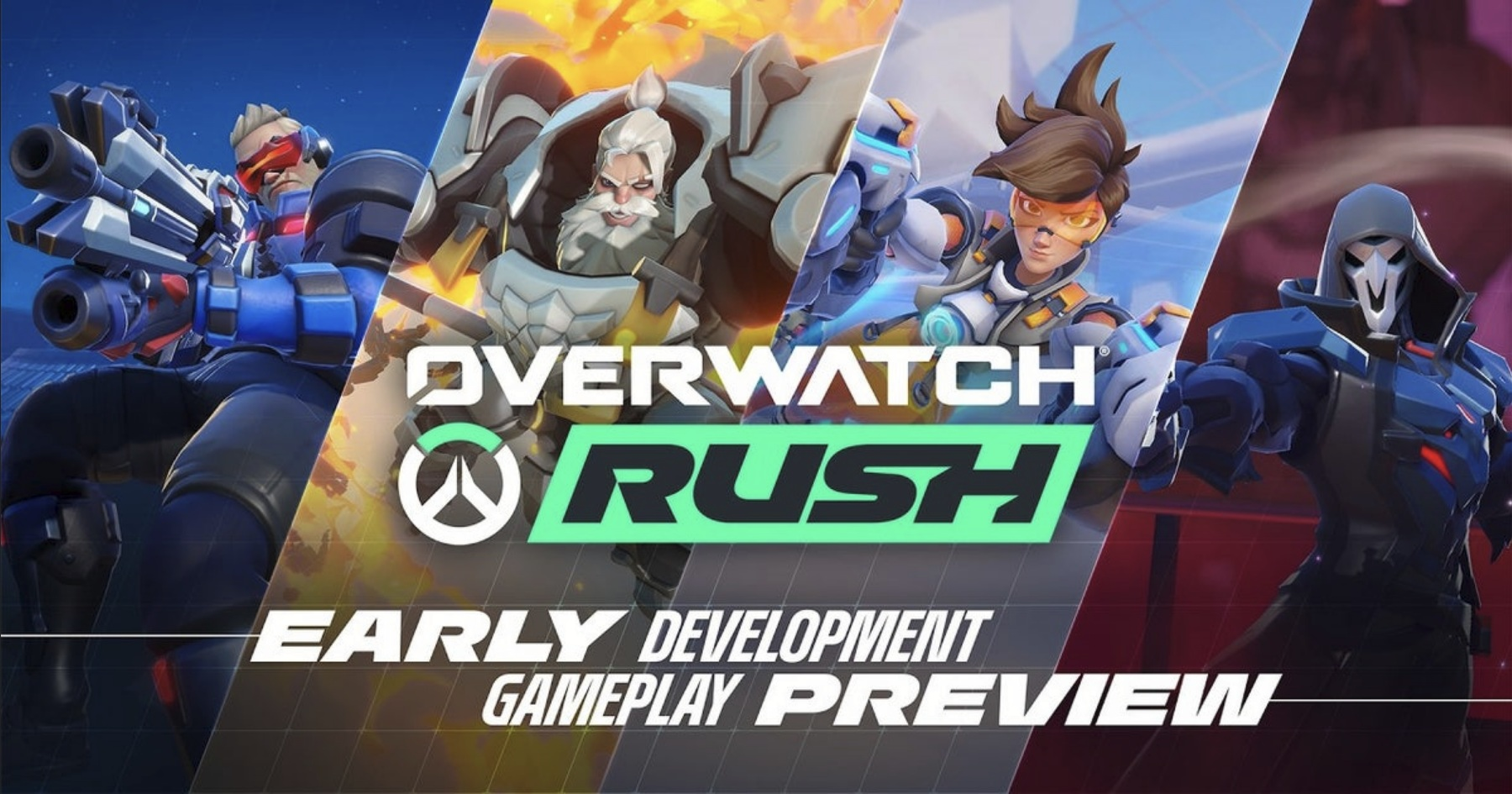 Blizzard Reveals Overwatch Rush, a New 4v4 Free to Play Top Down Overwatch Mobile Spin Off