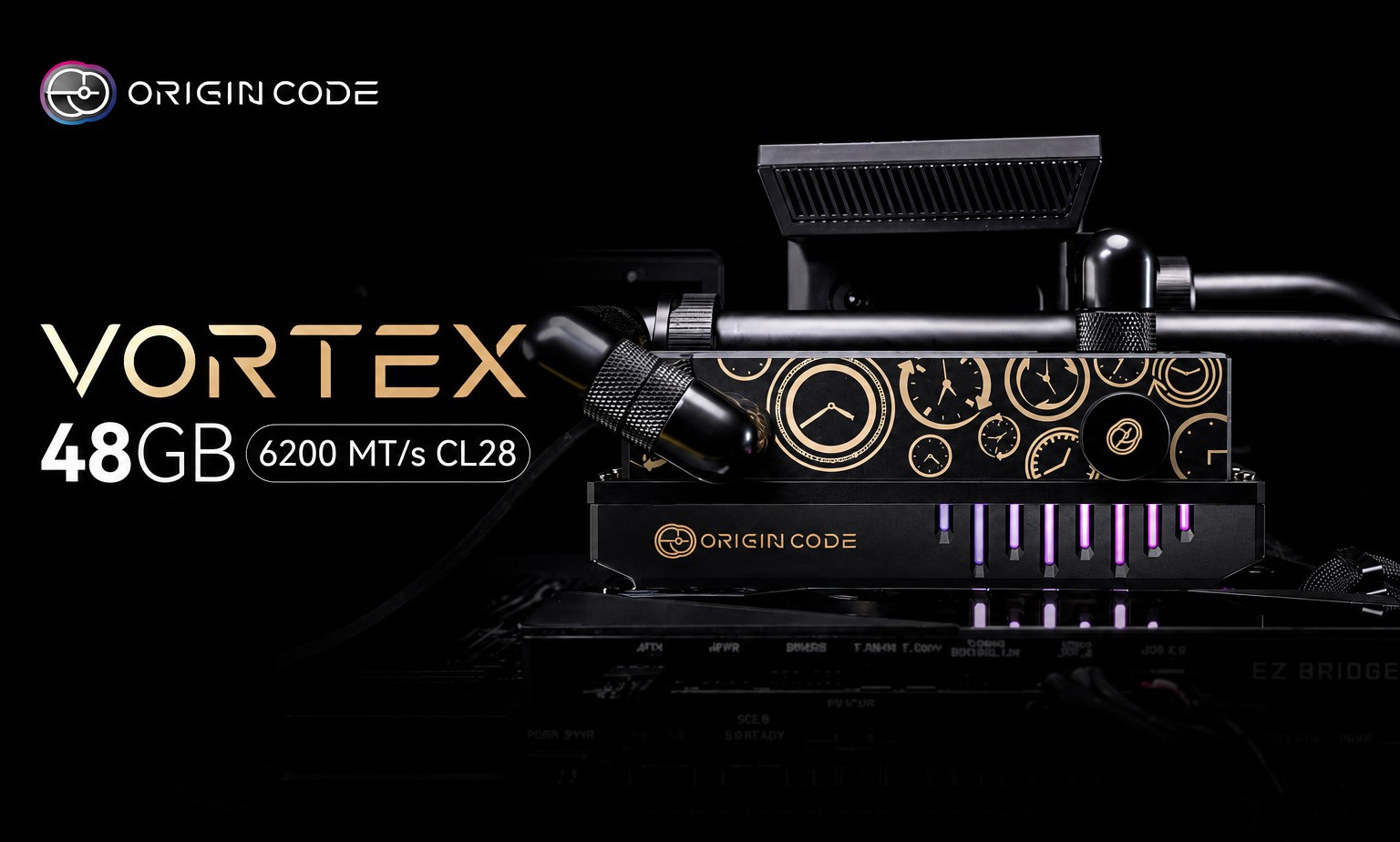 Origin Code Adds an LCD Water Block to Its Vortex 48 GB DDR5 6200 Kit Ahead of Computex 2026