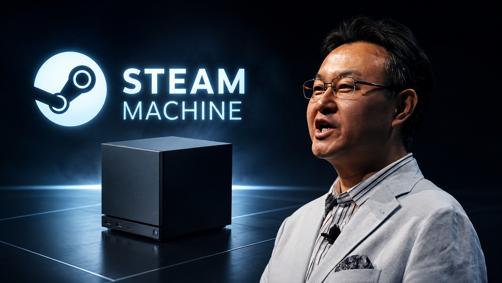Shuhei Yoshida Criticizes Steam Machine Performance and Price but Praises Its Quiet Living Room Design