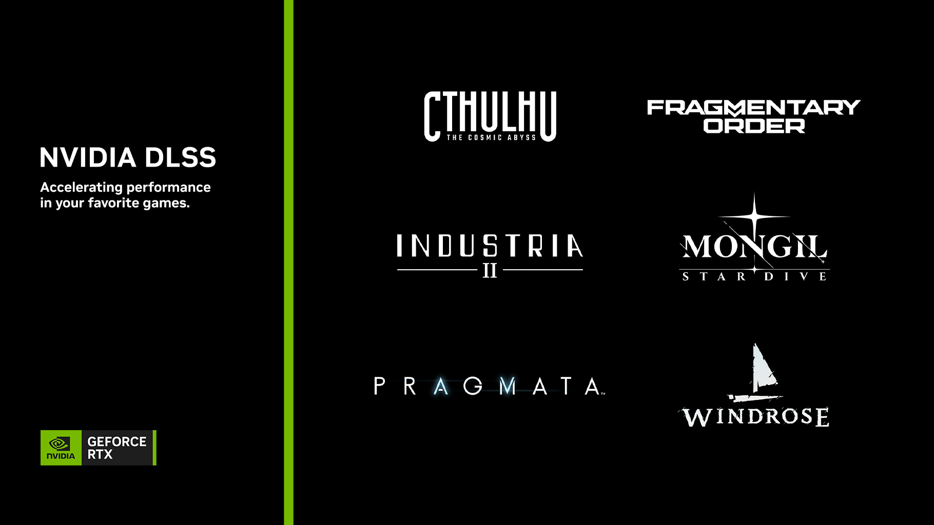 Pragmata, Windrose, Cthulhu: The Cosmic Abyss and More Confirm NVIDIA DLSS Multi Frame Generation Support