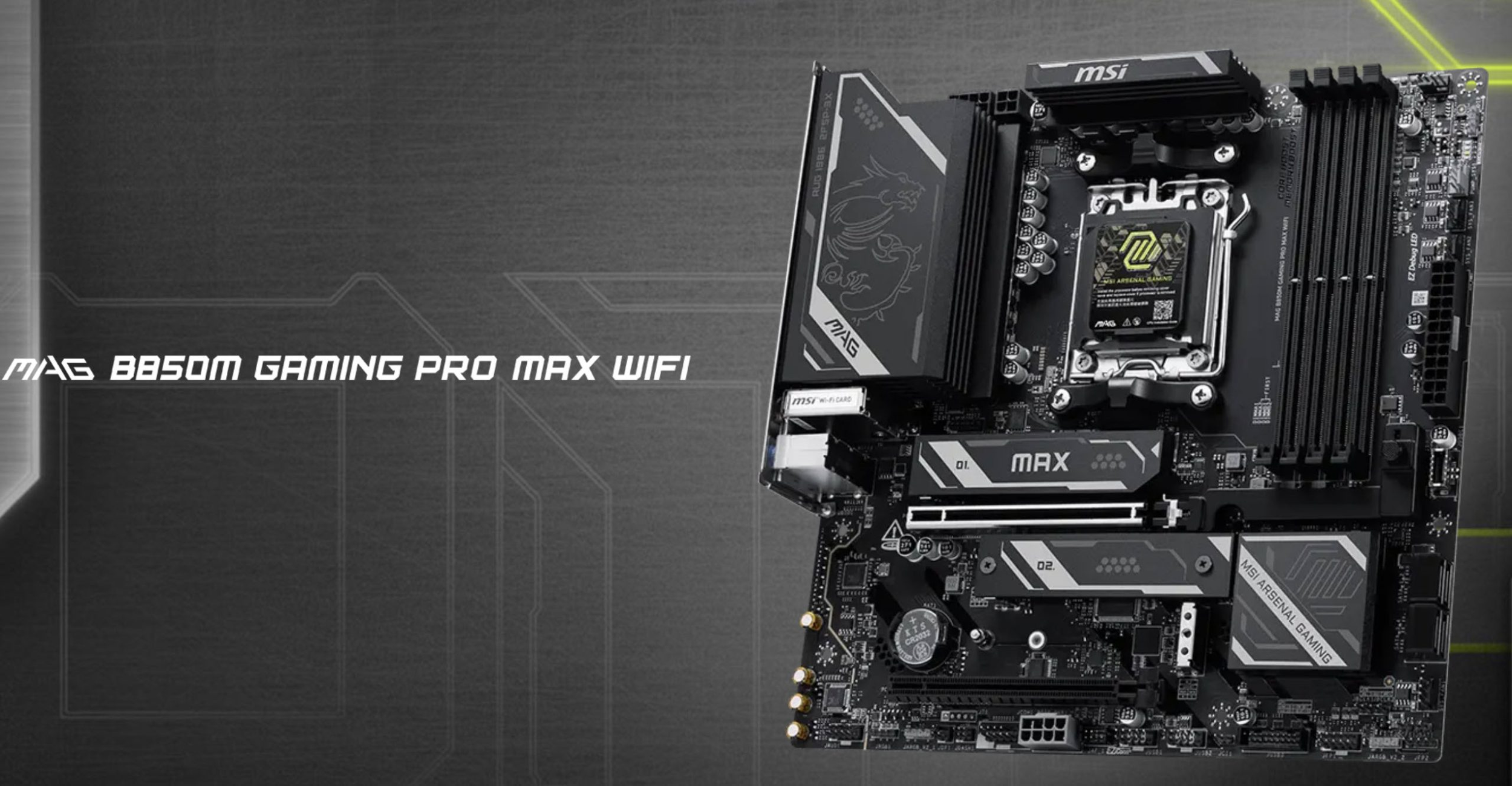 MSI’s MAG B850M Gaming PRO MAX WIFI Brings OC Engine to the Entry Level AM5 Segment